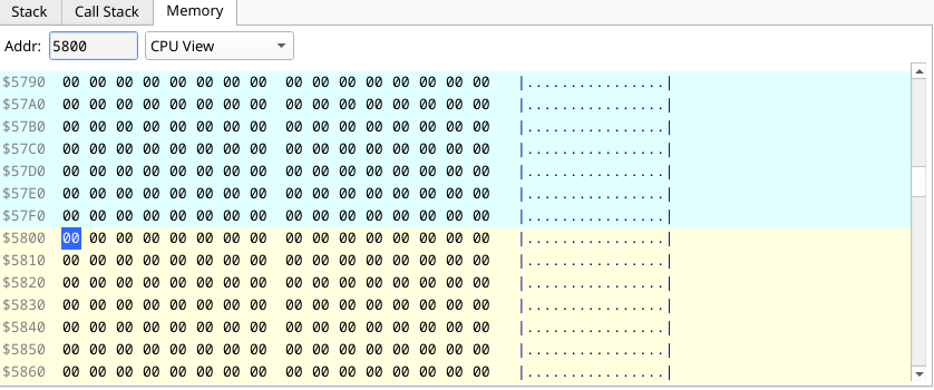 Memory panel